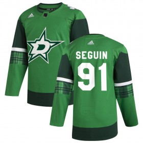 Dallas Stars Tyler Seguin 91 Adidas 2019-2020 St. Patrick's Day Trikot Authentic - Herren
